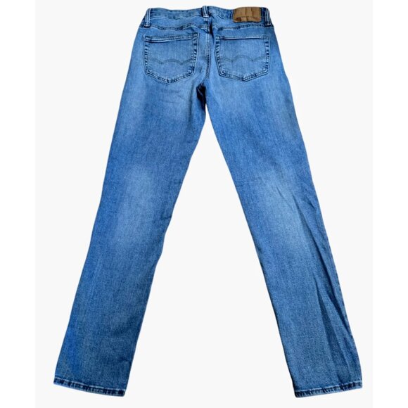 American Eagle Outfitters Airflex Jeans Mens 28x32 Blue Faded  Skinny Faded - Picture 2 of 6
